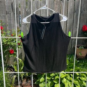 NWT Keepbeauty women’s tank top, high neck fitted, racer back, size XL